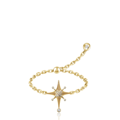 Stellar Diamonds with Enamel Chain Ring